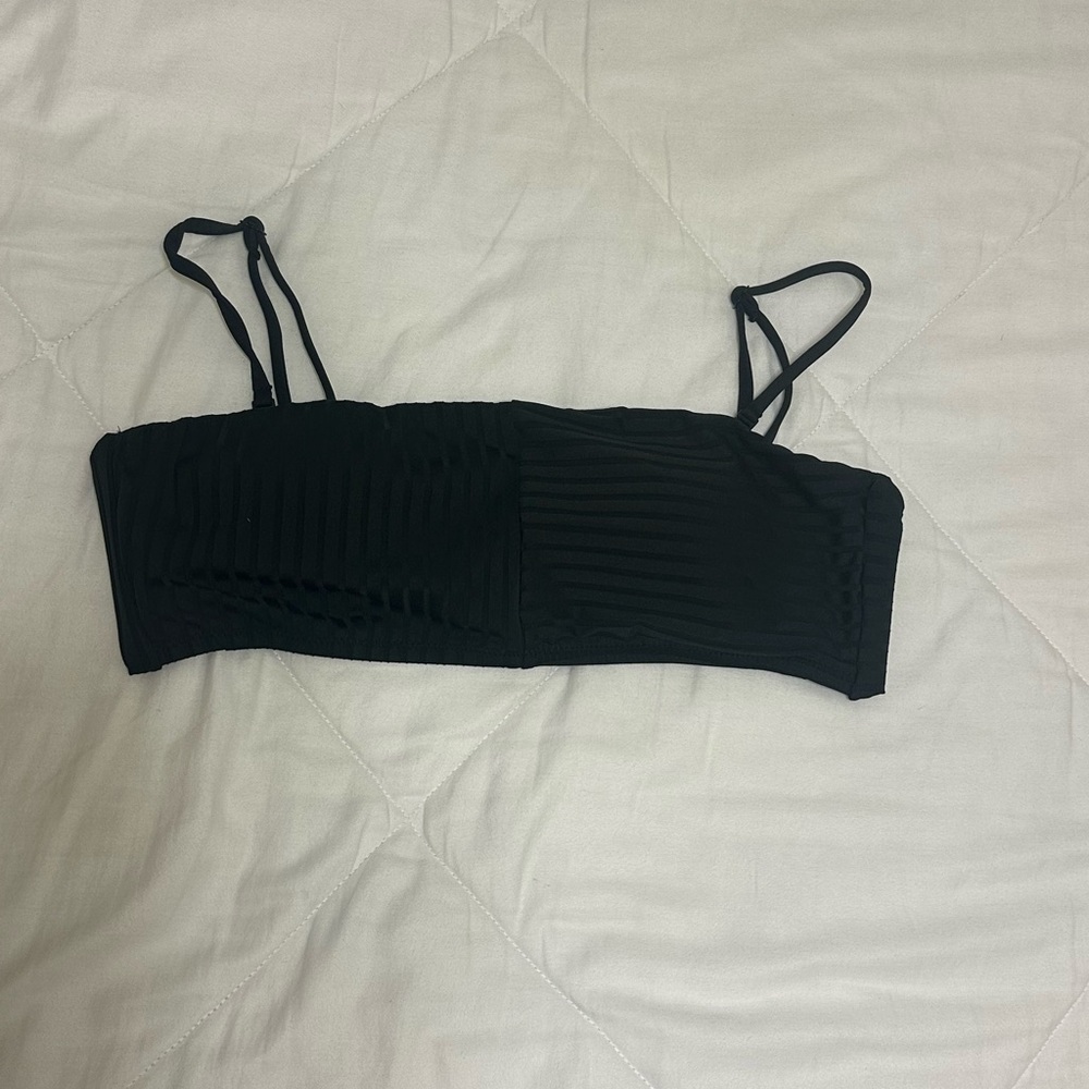 Sanctuary Bandeau Bikini Top Tie Back